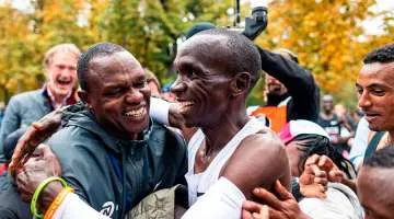 Der Marathonläufer Eliud Kipchoge 