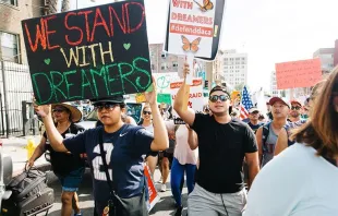 Demonstration in Los Angeles für die Rechte der Migranten und zugunsten von DACA / Flickr Molly Adams