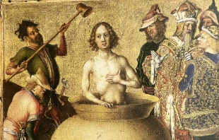 Martyrium des Johannes von Stefan Lochner / Wikipedia Creative Commons