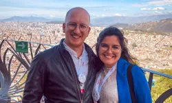 Max und Maria Ammann. Aufgenommen in Quito im Rahmen der Vorbereitungskonferenz zum Eucharistischen Weltkongress. / Privat