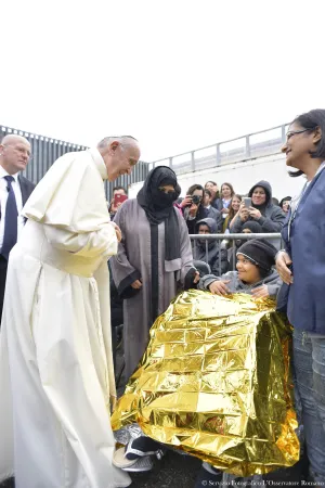 Papst Franziskus in Bologna am 1. Oktober 2017