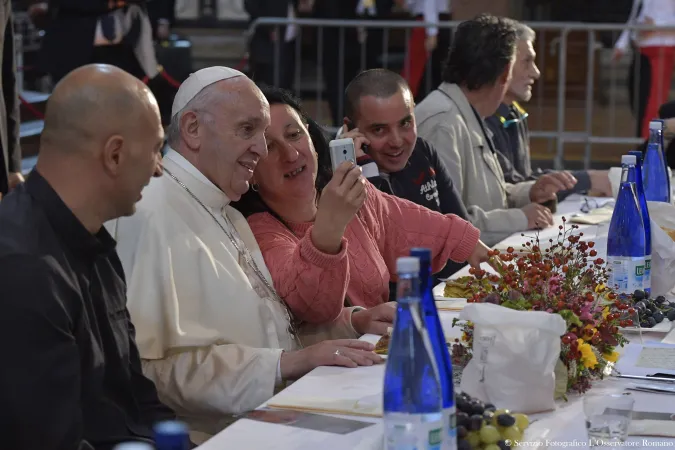 Mittagessen in der Kirche San Petronio