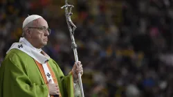 Papst Franziskus bei der Feier der heiligen Messe in Bologna am 1. Oktober 2017 / L'Osservatore Romano