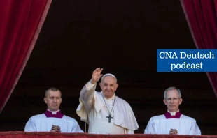 Papst Franziskus spendet an Weihnachten 2019 den Segen der Stadt und des Erdkreises. / Daniel Ibanez / CNA Deutsch 