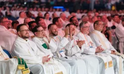 Priester beim Nationalen Eucharistischen Kongress 2024 in den USA / Josh Applegate / National Eucharistic Congress