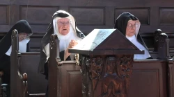 Die drei hochbetagten Nonnen Bernadette (88), Regina (86) und Rita (81). / Screenshot von YouTube