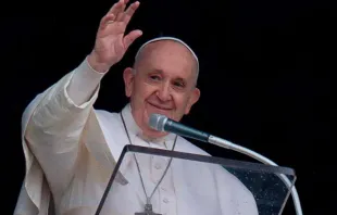 Papst Franziskus beim Gebet des Angelus  / Vatican Media / CNA Deutsch