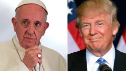 Papst Franziskus und Donald Trump / CNA/Alan Holdren, Wikipedia/Gage Skidmore (CC-BY-SA-3.0)