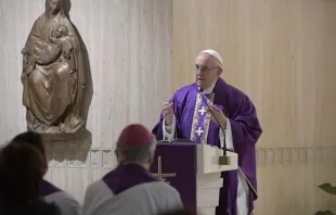 Hl. Messe in Santa Marta 22. März 2018 / Vatican Media 