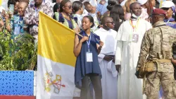 Gläubige bei der Papstmesse in Kinshasa in der Demokratischen Republik Kongo am 1. Februar 2023 / Elias Turk / EWTN