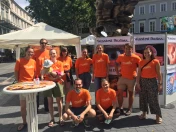 Photo 1 - ProLife Europe members during an outreach