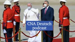 Ankunft von Papst Franziskus in Bagdad am 5. März 2021 / Vatican Media / CNA Deutsch