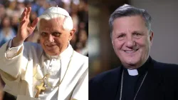 Papst Benedikt XVI. und Kardinal Mario Grech / Vatican Media // Daniel Ibáñez / CNA Deutsch 