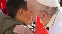 Papst Franziskus mit Pilgern aus China am 15. März 2017. / CNA/L'Osservatore Romano