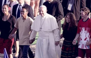 Papst Franziskus beim Weltjugendtag in Polen, Juli 2016 / Marcin Kadziolka/Shutterstock