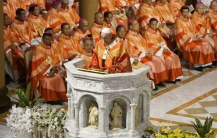 Papst Franziskus in der Kathedrale von Bangkok am 22. November 2019 / Hannah Brockhaus / CNA Deutsch 