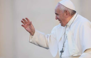 Papst Franziskus auf dem Petersplatz am 4. Dezember 2019 / Daniel Ibanez / CNA Deutsch