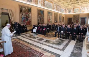 Papst Franziskus trifft die "Shabaz Bhatti Mission" am 30. November 2018 / Vatican Media