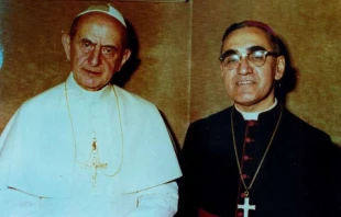 Die beiden Seligen gemeinsam in einer undatierten Aufnahme / Oficina de Canonizacion de Mons. Oscar Romero
