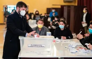 Der chilenische Präsident Gabriel Boric bei den Wahlen am vergangenen 4. September / Prensa Presidencia de Chile