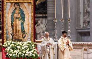 Papst Leo XIV. feiert am 12. Dezember die heilige Messe am Hochfest Unserer Lieben Frau von Guadalupe / Daniel Ibáñez/EWTN News