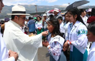 Eucharistischer Weltkongress in Quito am 8. September 2024 / Eduardo Berdejo / EWTN News