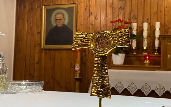 Reliquie des heiligen Maximilian Kolbe