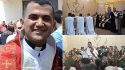 Am 5. August im Flüchtlingslager zum Priester geweiht: Roni Salim Momika. / Mit freundicher Genehmigung von Roni Momika.