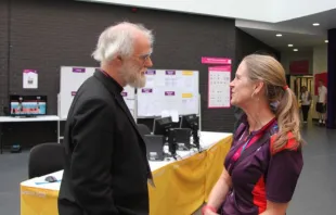 Der ehemalige Erzbischof von Canterbury Rowan Williams (links) bei den Paralympischen Spielen 2012 in London / rowanwilliams.archbishopofcanterbury.org