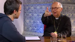 Weihbischof Marian Eleganti OSB in einem Interview mit dem katholischen Fernsehsender EWTN.TV. / EWTN.TV