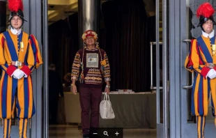 Eine Synodenteilnehmerin / Daniel Ibanez / CNA Deutsch