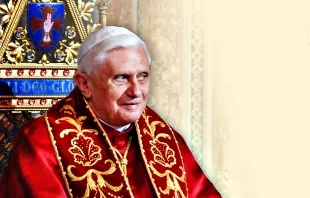 Ausschnitt der Einladung zum Fest anläßlich des 90. Geburstags von Papst emeritus Benedikt. / CNA/Stift Heiligenkreuz (Ausschnitt)