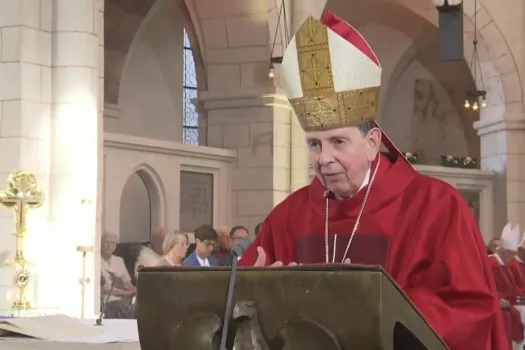 Kardinal Kurt Koch bei der Predigt zur Seligsprechung von Pater Henkes am 15. September im Limburger Georgsdom / EWTN.TV (Screenshot)