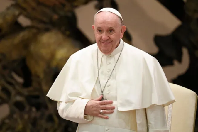 Papst Franziskus bei der Generalaudienz am 5. Januar 2022