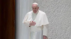 Papst Franziskus am 23. Februar 2022 / Daniel Ibáñez / CNA Deutsch 