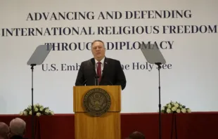 US-Außenminister Mike Pompeo spricht beim Symposium zur Religionsfreiheit am 30. September 2020 / Daniel Ibanez / CNA Deutsch