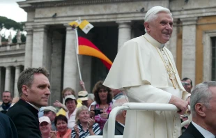 Papst Benedikt XVI. bei einer Generalaudienz in Rom / Marco Iacobucci Epp|Shutterstock
