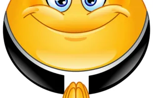 Priester als Emoticon / Yayayoyo_Shutterstock