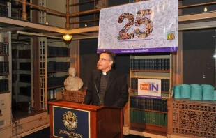 Jesuitenpater Kevin O'Brien bei einer Veranstaltung an der Georgetown University, 2014. / Larry French / Getty Images Entertainment