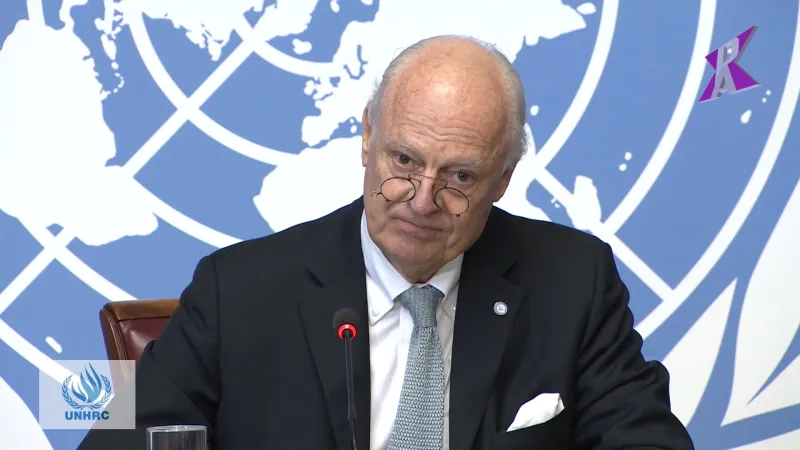 Staffan de Mistura, Sonderbevollmächtigter der UN für die Syrienkrise.