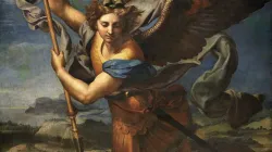 Raffael, "St. Michael, der den Satan besiegt", 1518 / (CC0) 