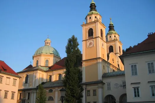 Die Nikolauskathedrale von Laibach  / Ziga via Wikimedia (Public Domain)