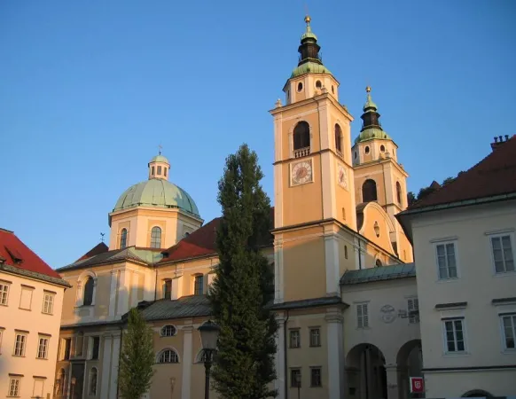 Die Nikolauskathedrale von Laibach 