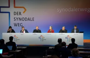 Pressekonferenz zum Auftakt der fünften Synodalversammlung des Synodalen Wegs am 9. März 2023 / screenshot / YouTube / Deutsche Bischofskonferenz