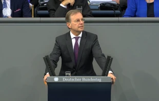Der Religionsfreiheits-Beauftragte der Bundesregierung, Thomas Rachel. / Screenshot von YouTube