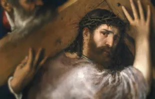 Jesus in einer Darstellung Titians / Wikimedia / digital bearbeitet von ChurchPOP.com (CC0)