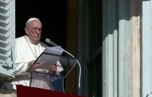 Papst Franziskus hält seine Angelus-Ansprache im Vatikan, 12. Dezember 2021. / Vatican News / YouTube / Screenshot 