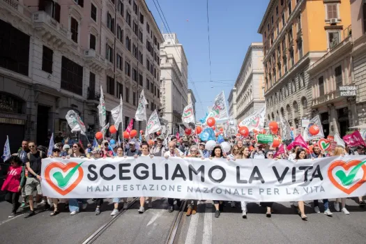 Marsch für das Leben am 21. Mai 2022 in Rom / Daniel Ibáñez / CNA