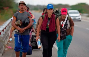 Venezolanische Migranten auf dem Weg nach Süden / Cris Bouroncle / AFP / Getty Images.