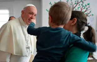 Barmherzigkeitsbesuch in der "Casa di Leda" am 2. März 2018 / Vatican Media / CNA 